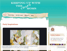 Tablet Screenshot of keepingupwiththecraftmoms.com